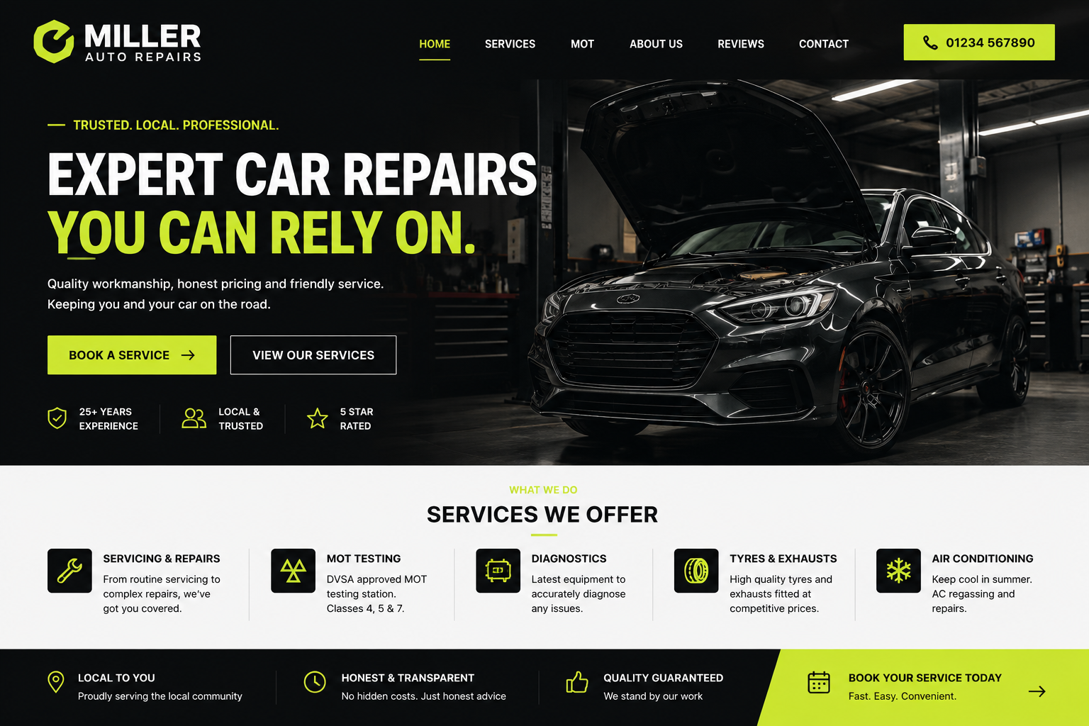 Website after the 299Quid rebuild