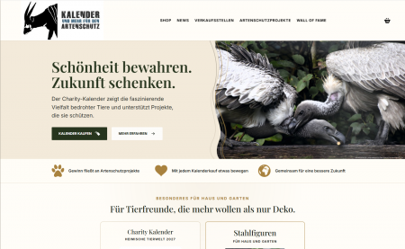 Charity Kalender rebuild preview